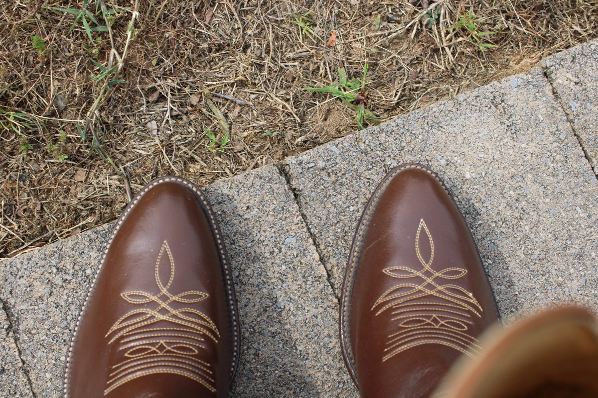 Tony Lama Chocolate Calf NOS 10.5 D