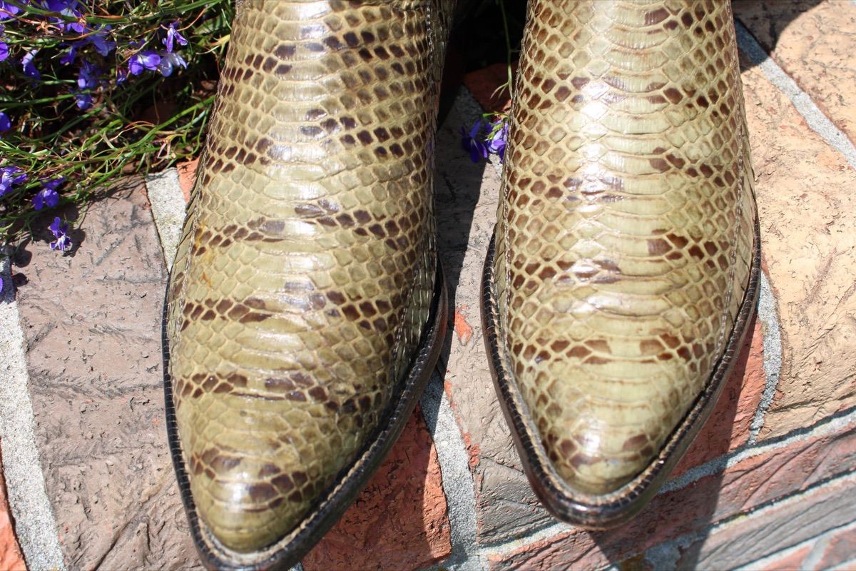 Tony Lama Snakeskin 10.5 D